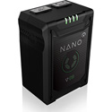 Core SWX NANO-V98 98wh Micro Sized V-Mount SMART Lithium Ion Battery Pack / 14.8v / 6.6Ah / 10A Draw with 4 LED Gauge