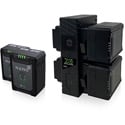 Core SWX NANO-V98K4 Compact V-Mount Battery Kit - Q4 NANOV98 and Q1 GPX4S Hard Bundle