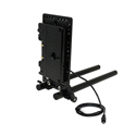 Core SWX 15mm Rail Mount Cheese Plate with 3-Stud Battery Plate with 18in Regulated 8V cable for Canon C100/C100MK2