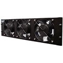 CT-FANRK-B-PLUS Triple Rackmount Fan with Reversible Assembly 120VAC - Black - Metal