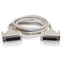 DB25 Serial Cable M-M 6 Foot - Beige