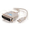 USB IEEE-1284 Parallel Printer Adaptor Cable 6 Ft.