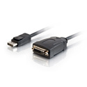 Photo of 8 Inch DisplayPort 1.1 Male to DVI-D Female Adapter Cable