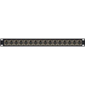 Photo of My Custom Shop XLR Feedthrough 1RU Patch Panel 16 Female Front & Rear