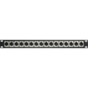 My Custom Shop XLR Feedthrough 1RU Patch Panel 16-M Front / 16-F Rear
