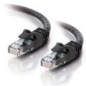 10ft Cat6 550 MHz Snagless Patch Cable - Black