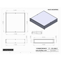 Photo of Connectronics CTX-2RU17 2 Space Rack Mount Alum Box Cabinet 19x17x3.5