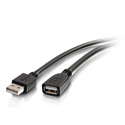 32ft USB A Male to A Female Active Extension Cable - Plenum CMP-Rated