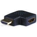 Photo of HDMI Right Angle Port Saver Adapter (Male to Female) 90 Deg Vertical Flat Left