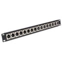 My Custom Shop XLR Feedthrough Patch Panel with 8-Male to Female XLR & 8-Female to Male XLR - 1RU