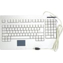 Connectronics USB Keyboard With Touch Pad For Rack Drawers - White