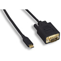Connectronics CTX-USB31C-VGA-3 USB 3.1 Type C to VGA Cable - 3 Foot