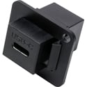 My Custom Shop 3.1 USB-C Female to USB-C Female D-Style Chassis Mount Feedthru Barrel Connector