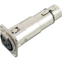 Photo of Connectronics XLR Female to XLR Female Chassis Mount Barrel Connector