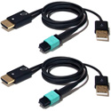 Celerity UFO-HD-TX/RX HDMI Fiber Connector Cable - Pair - 3 Inch