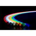 Photo of City Theatrical N914-RGB-5 QolorFLEX NuNeon LED Light Tape - 622/518/468nm Color Temp - Red/Green/Blue - 16.4 Foot