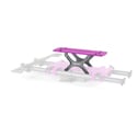 CueScript CSMPRM 4-Inch Medium Mount Purple Riser Plate for 15 and 17 Inch EMC CueScript Monitors