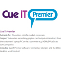 CueScript CSPREM CueiT Premier Prompting Software Package