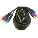 Component Video 3RCA-3RCA Cable With Toslink Fiber Optic Audio - 6 Foot