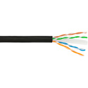 Clark Wire CN423C6S Riser Rated Shielded Cat6 550MHz STP Cable - Black - 1000 Feet