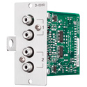 Photo of TOA D-001R Line Input Module with DSP Stereo Summing Dual RCA Jacks RCA Jacks