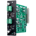 TOA D-922E Input Module-Two Mic/Line Inputs with Phoenix-Type Connectors