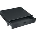 Middle Atlantic 2RU Rack Drawer - Anodized - Black