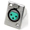 Photo of Switchcraft D3F 3-Pin Female XLR Panel/Chassis Mount Connector