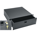 Photo of Middle Atlantic 3RU Rack Drawer with Lock - Anodized