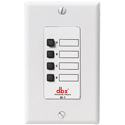 Photo of DBX ZC-7 Wall-Mounted Zone Controller with Push-To-Talk Page Assignment