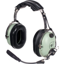 David Clark H9930 Dual-Ear Intercom Headset w/Noise-Canceling Dynamic Mic - 6-Foot Coil w/MAP-57-50 Connector