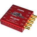 Decimator MD-QUAD Miniature 3G/HD/SD-SDI Quad Split Multiviewer with HDMI - Version 3