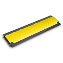 Defender DEF-85150 NANO 6-Channel Narrow Cable Protector - Yellow/Black - 39 x 11 x 1.25 Inches
