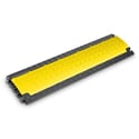 Defender DEF-85150 NANO 6-Channel Narrow Cable Protector - Yellow/Black - 39x11x1.25 Inches