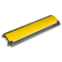 Defender DEF-85200 Mini 3-Channel Cable Protector - Yellow/Black - 41x11.4x1.9 Inches