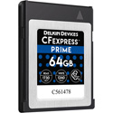 Delkin DCFX0-064 PRIME CFexpress Memory Card - 64GB