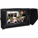 Photo of Delvcam DELV-12GSDI15 4K HDMI 12G-SDI Quad View IPS 6RU Rack Mountable Broadcast Monitor in Case - 15.6 inch