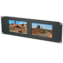 Photo of Delvcam Dual 7 Inch 3RU VGA & DVI & Composite LCD Video Monitor