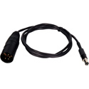 Photo of Delvcam Power Cable 4-Pin XLR Male to 2.1mm Plug 3 Foot