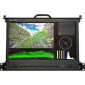 Delvcam DELV-3GHD-17RD 17.3 inch 1RU Rack Drawer 3G-SDI Video Monitor with Cross Conversion