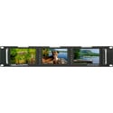 Photo of Delvcam DELV-3LCD-3GHD 5-Inch Triple Rackmount 3G-SDI HDMI Video Monitor