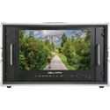 Delvcam DELV-4KSDI15 4K UHD HDMI 3G-SDI Quad View 6RU Rackmountable Broadcast LCD Monitor in Case - 15 inch