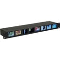 Photo of Delvcam DELV-8LCD-SDI OctoMon 3G-SDI 8-Panel LCD 1RU Rackmount Video Monitor