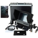 Delvcam 7in. Camera-Top SDI Monitor w/ Video Waveform and Anton Bauer Mount