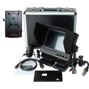 Delvcam 7in. Camera-Top SDI Monitor w/ Video Waveform and V-Mount Battery Plate