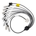 Photo of Digigram Breakout Cable with XLRs for Analog and AES/BNC for Word Clock/GPIO (1m) for ALP442E/ALP442E-MIC