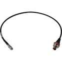 Laird DIN-1855-CBF-01 DIN 1.0/2.3 to BNC Female Chassis Mount 3G-SDI Video Interface Cable - 1 Foot