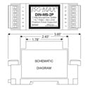 Photo of Jensen DIN-MS-2P Microphone Splitter Module