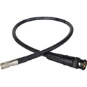 Laird DIN1505-B-1 Belden 1505A RG59 3G-SDI DIN 1.0/2.3 to BNC Male Video Adapter Cable - 1 Foot