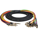 Laird Gepco VS16230 3G/HD-SDI 16-Channel DIN 1.0/2.3 to BNC Male Video Adapter Snake Cable - 3 Foot